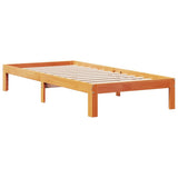 Bookcase Bed without Mattress Wax Brown 75x190cm Solid Wood Pine 3322611