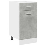 7 Piece Kitchen Cabinet Set Lyon Concrete Grey Engineered Wood 3324856