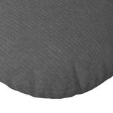 Seat Cushions 2 pcs Dark Grey 80 cm Corduroy Fabric 42014261