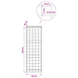 Gabion with 3.5 mm Wire and 10x10 cm Mesh 50x30x150 cm 3463219