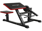 Adjustable Preacher Curl Bench, Multi-Functional Weight Bench with Handlebar and Elbow Cushion for T3398P425059