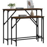 Console Tables 2 pcs Brown Oak Engineered Wood 834144
