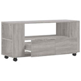 TV Cabinet Grey Sonoma 102x34.5x43 cm Engineered Wood 833748