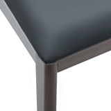 Dining Chair 2 pcs Light Brown and Black Solid Rubberwood 42020394