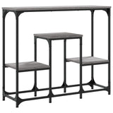 ZNTS Console Table Grey Sonoma 89.5x28x76 cm Engineered Wood 833386