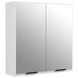 3 Piece Bathroom Cabinet Set White Engineered Wood 3115868