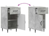 Bathroom Storage Cainet HAARLEM Concrete Grey 30 x 31 x 80 cm 896828