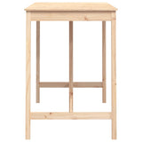 Bar Table 140x80x110 cm Solid Wood Pine 822157