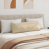 Sofa Pillows 2 pcs Cream 120 x 40 cm Fabric 42013815