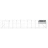 Against Wall Chicken Coop Silver 1200 x 200 x 215 cm 3434745