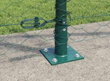 Welded Wire Fence with Concrete Base 25 x 1.2 m 3353523