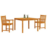 Garden Dining Set 3 pcs Brown Solid Acacia wood 3375645
