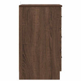Bedside Cabinet Brown oak 38 x 38 x 66 cm Engineered wood 883381