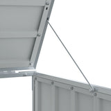 Wheelie Bin Storage for Single Bin Grey 72x81x115 cm Steel 4006172