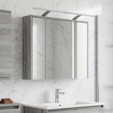 Bathroom Mirror Cabinet Grey Sonoma 73.5 x 16 x 62.5 cm 889180