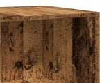 Corner Cabinet Old Wood 33x33x165 cm Engineered Wood 856724