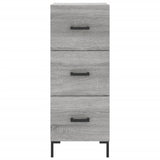 Highboard Grey Sonoma 34.5x34x180 cm Engineered Wood 3200199