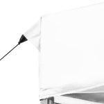 Professional Folding Party Tent Aluminium 6x3 m White 45505