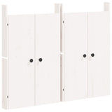 Outdoor Kitchen Doors MEPPEL 2 pcs White 50x9x82 cm Solid Wood Pine 832360