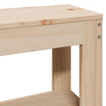 ZNTS Bed Frame without Mattress 150x200 cm King Size Solid Wood Pine 3306456