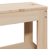ZNTS Bed Frame without Mattress 150x200 cm King Size Solid Wood Pine 3306456