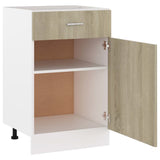 Drawer Bottom Cabinet Lyon Sonoma Oak 50x46x81.5 cm Engineered Wood 801223