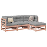 Garden Sofa Set Reddish-brown Solid Douglas fir wood 4 Piece Set 3299379
