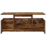 TV Stand Smoked Oak 102 x 35 x 45 cm Engineered Wood 890996