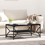 Coffee Table Black Oak 90 x 50 x 40 cm 868231