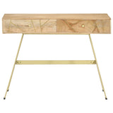 Writing Desk with Drawers 100x55x75 cm Solid Mango Wood 286150
