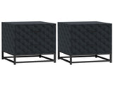 Bedsides Set of 2, Modern Bedside Nightstand with 2 Drawers, Bedside Cabinet Sofa Side T3398P344439