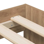Storage Bed Frame with Drawer Artisan oak 244 x 127 x 53.5 cm 3335564