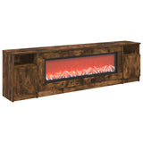 Electric Fireplace Smoked Oak 165 x 28.5 x 47 cm 8021187
