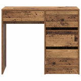 Desk with Drawer Old Wood 90 x 37.5 x 75 cm Engineered Wood 869496