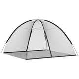Mosquito Net Mongolia with Doors 220 Mesh Black 200x200x135 cm 4010045