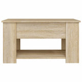 Coffee Table Sonoma Oak 79x49x41 cm Engineered Wood 809713