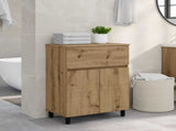Bathroom Vanity Unit Artisan Oak 60 x 35 x 80 cm 889424