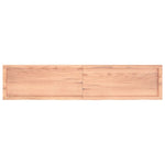 ZNTS Wall Shelf Light Brown 180x40x cm Treated Solid Wood Oak 363718