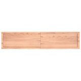 ZNTS Wall Shelf Light Brown 180x40x cm Treated Solid Wood Oak 363718