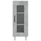 Sideboard Concrete Grey 34.5x34x90 cm Engineered Wood 828792