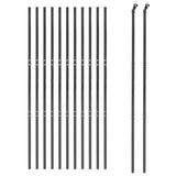 Wire Mesh Fence Anthracite 2.2x25 m Galvanised Steel 154207