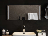 LED Bathroom Mirror Transparent 70 x 40 cm Tempered Glass 42045795