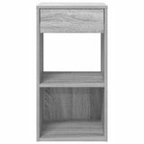 Bedside Cabinets with Drawer 2 pcs Grey Sonoma 35x34x66.5 cm 858724