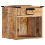 Bedside Cabinet 40x30x37 cm Solid Wood Mango 358914