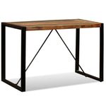 ZNTS Dining Table Solid Reclaimed Wood 120 cm 243998