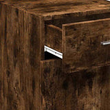 Sideboard Smoked Oak 40x42.5x93 cm Engineered Wood 846282