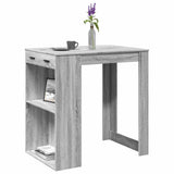 Bar Table Grey Sonoma 102x70x103.5 cm Engineered Wood 3309326