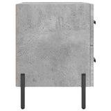 Bedside Cabinet Concrete Grey 40x35x47.5 cm Engineered Wood 827332