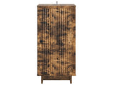 Sideboard Smoked Oak 33 x 34.5 x 90 cm Engineered Wood 893910