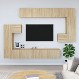 Wall-mounted TV Cabinet Sonoma Oak Engineered Wood 3114592